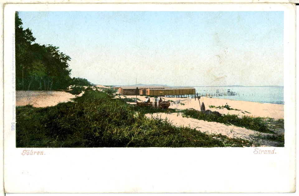 00566-Göhren-1898-Göhren auf Rügen, Strand-Brück & Sohn Kunstverlag