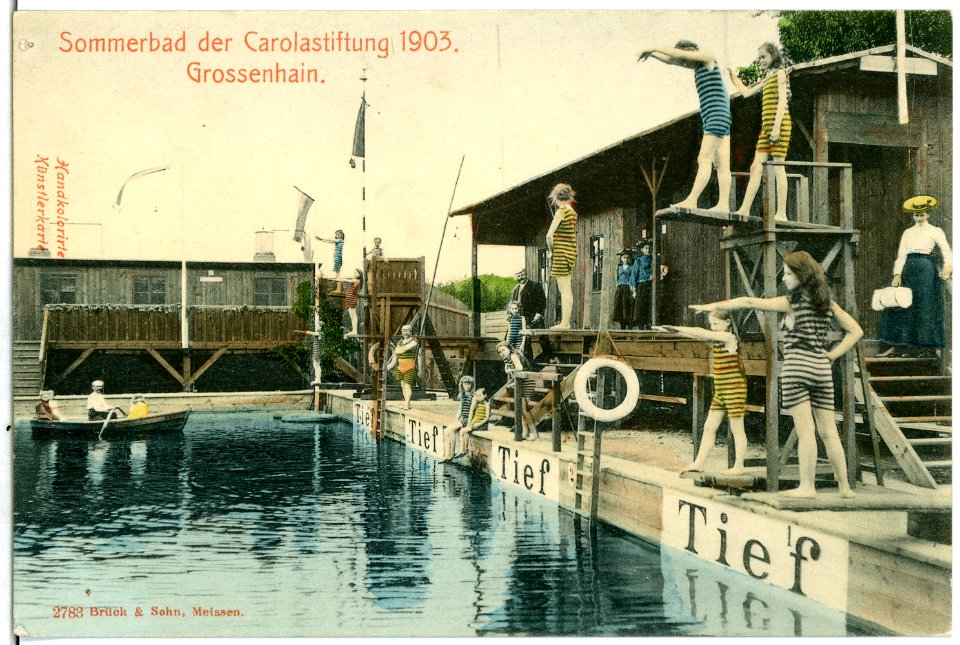 02783-Großenhain-1903-Sommerbad der Carolastiftung 1903-Brück & Sohn Kunstverlag