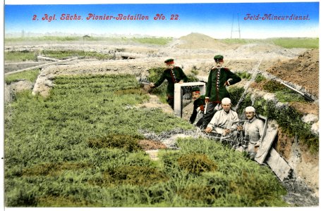 02770-Riesa-1903- 2. Königlich Sächsisches Pionier-Bataillon Nr. 22 - Feld-Mineurdienst-Brück & Sohn Kunstverlag