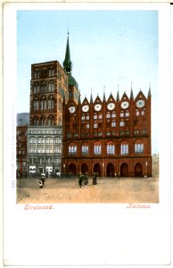 00589-Stralsund-1898-Rathaus-Brück & Sohn Kunstverlag