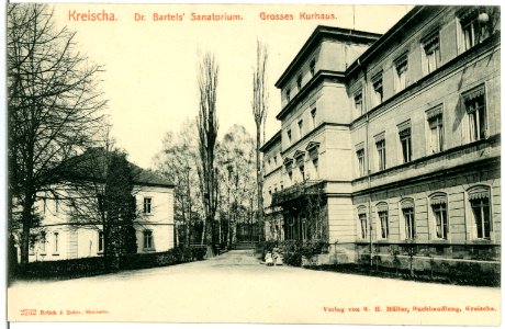 02752-Kreischa-1903-Dr. Bartels Sanatorium Kurhaus-Brück & Sohn Kunstverlag