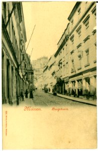 00681-Meißen-1898-Burgstraße-Brück & Sohn Kunstverlag