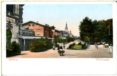 00548-Kolberg-1898-Promenade-Brück & Sohn Kunstverlag
