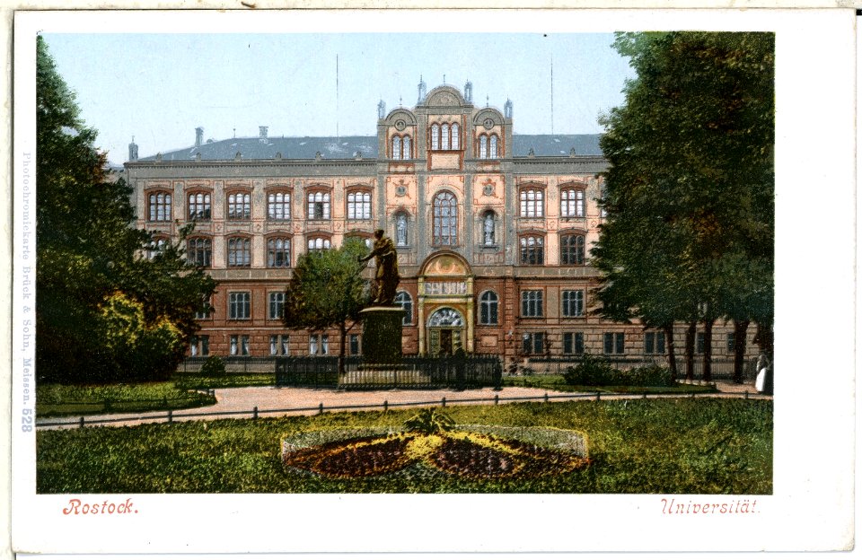 00528-Rostock-1898-Universität-Brück & Sohn Kunstverlag