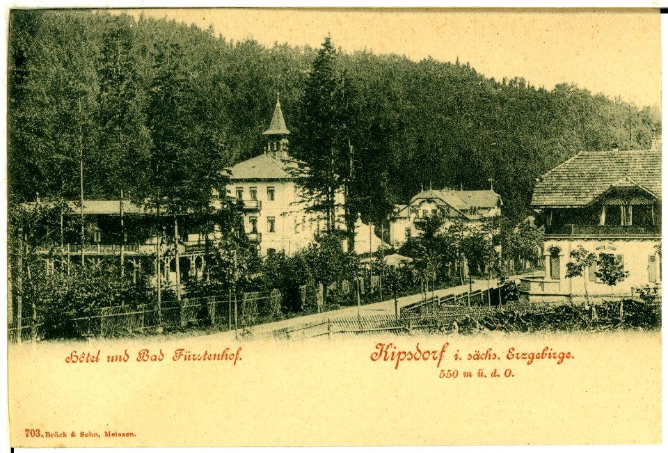 00703-Kipsdorf-1898-Hotel und Bad Fürstenhof-Brück & Sohn Kunstverlag