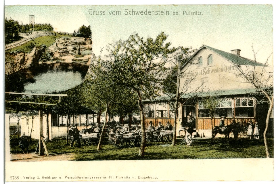 02738-Pulsnitz-1902-Schwedenstein bei Pulsnitz-Brück & Sohn Kunstverlag