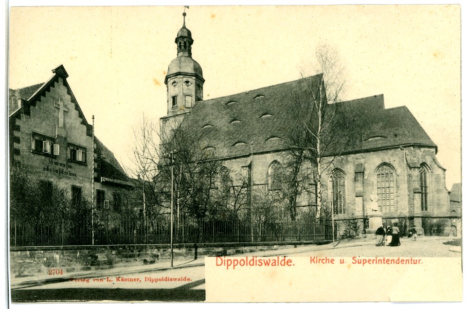02704-Dippoldiswalde-1902-Kirche und Superintendentur-Brück & Sohn Kunstverlag