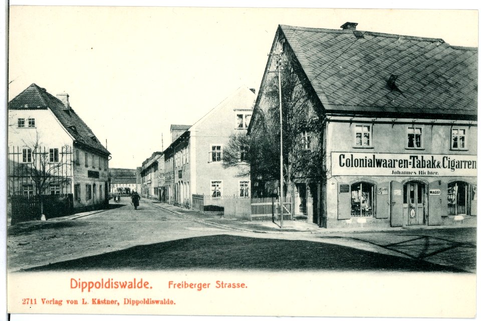 02711-Dippoldiswalde-1902-Freiberger Straße-Brück & Sohn Kunstverlag