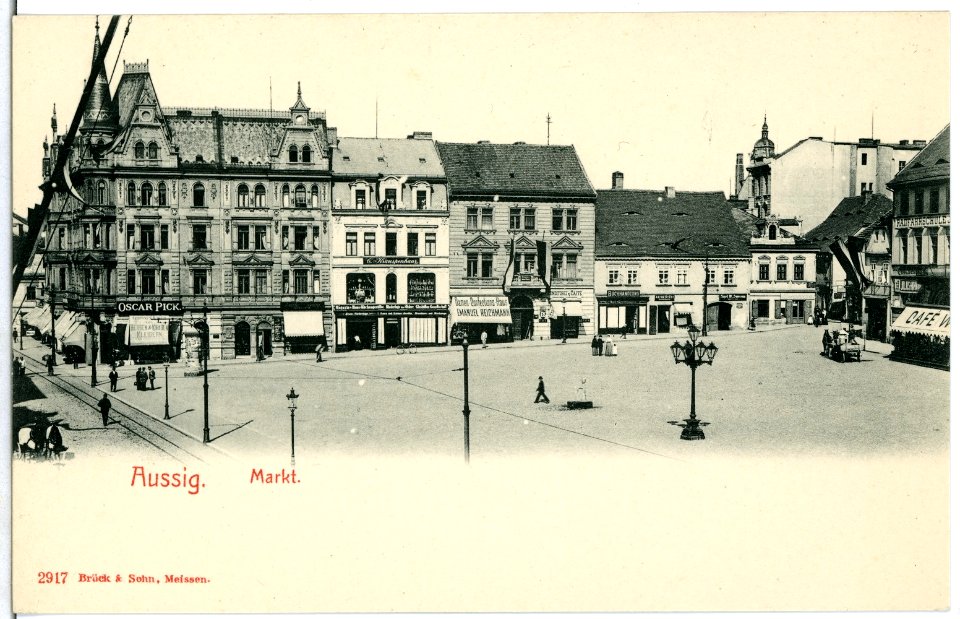 02917-Aussig-1903-Markt-Brück & Sohn Kunstverlag