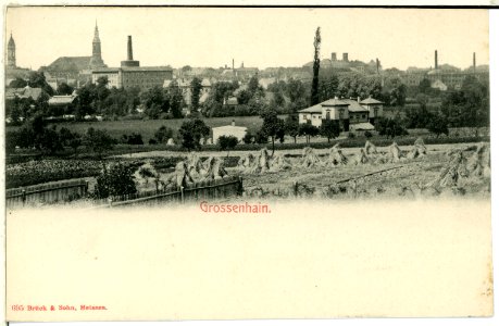 00695-Großenhain-1898-total-Brück & Sohn Kunstverlag