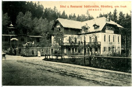 02728-Bärenburg-1902-Hotel und Restaurant Schäfermühle-Brück & Sohn Kunstverlag