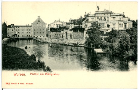 02912-Wurzen-1903-Am Mühlgraben-Brück & Sohn Kunstverlag