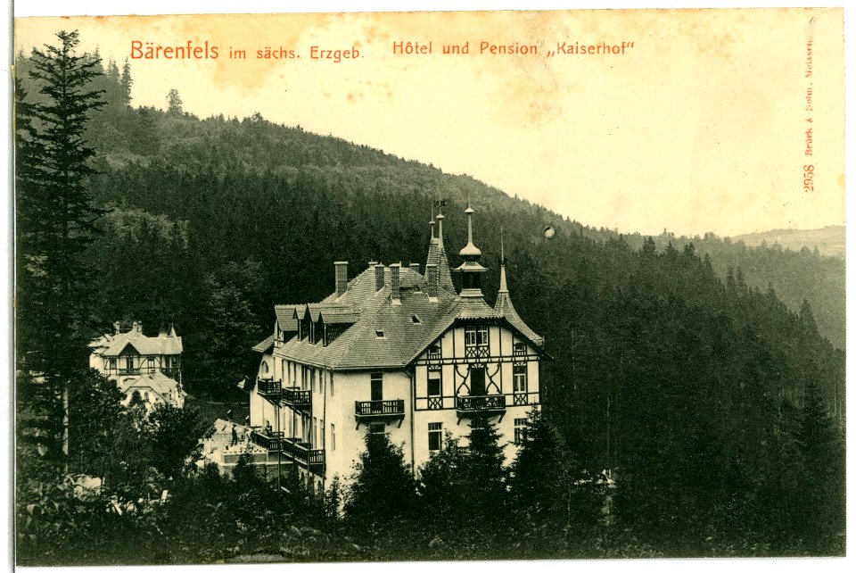 02958-Bärenfels-1903-Hotel Kaiserhof-Brück & Sohn Kunstverlag
