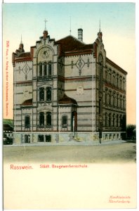 02929-Roßwein-1903-Städtische Baugewerkenschule-Brück & Sohn Kunstverlag