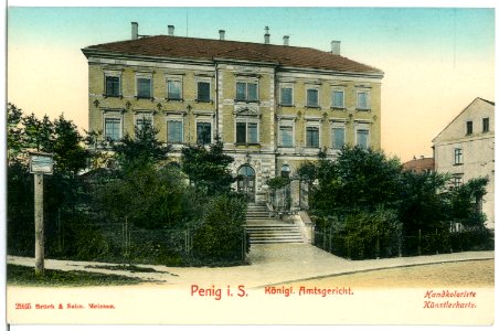 02935-Penig-1903-Königliches Amtsgericht-Brück & Sohn Kunstverlag