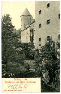 02967-Freiberg-1903-Schloßgraben, Schloß Freudenstein-Brück & Sohn Kunstverlag