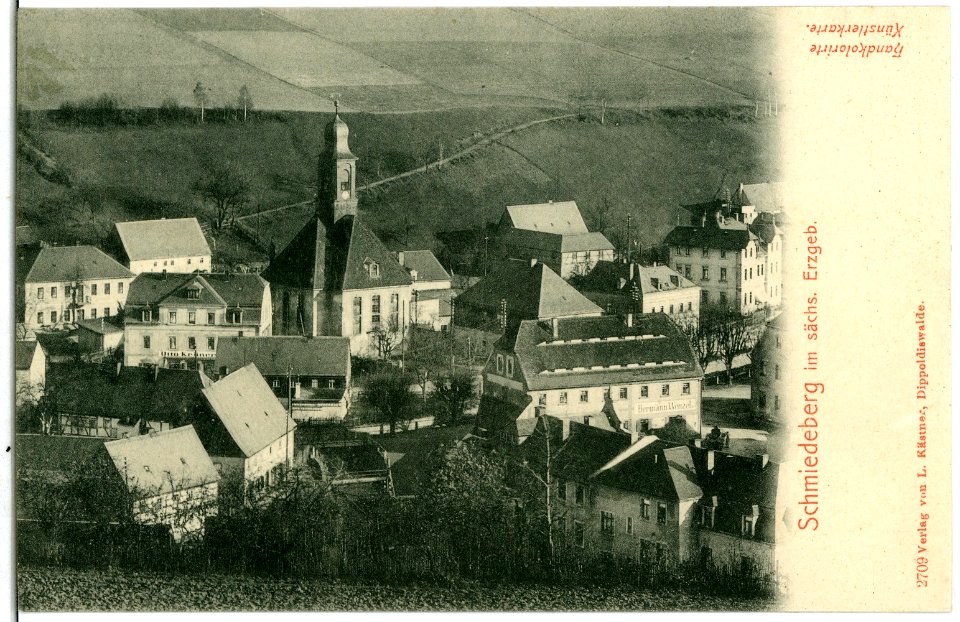 02709-Schmiedeberg-1902-Kirche und Stadt-Brück & Sohn Kunstverlag