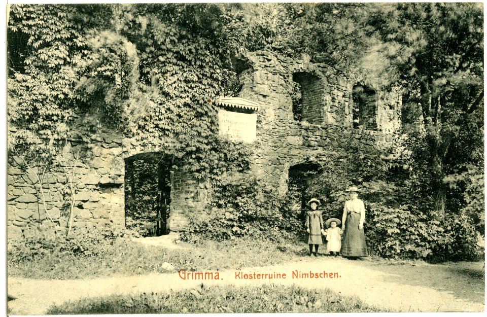 02777-Grimma-1903-Klosterruine Nimbschen-Brück & Sohn Kunstverlag