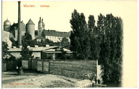 02943-Wurzen-1903-Blick zum Schloß-Brück & Sohn Kunstverlag
