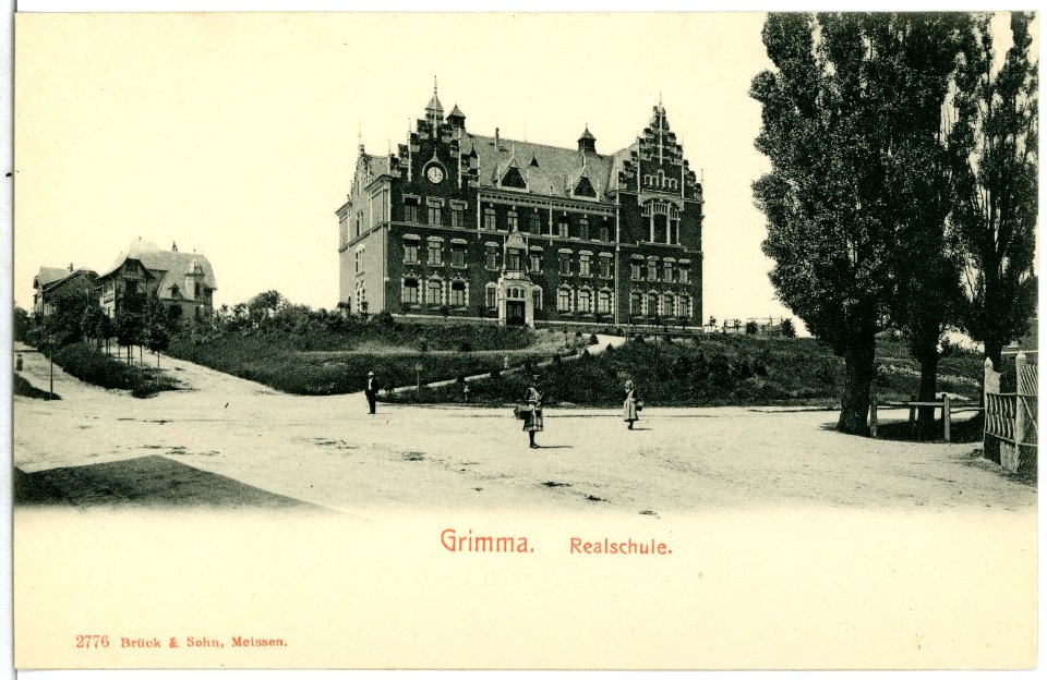 02776-Grimma-1903-Realschule-Brück & Sohn Kunstverlag