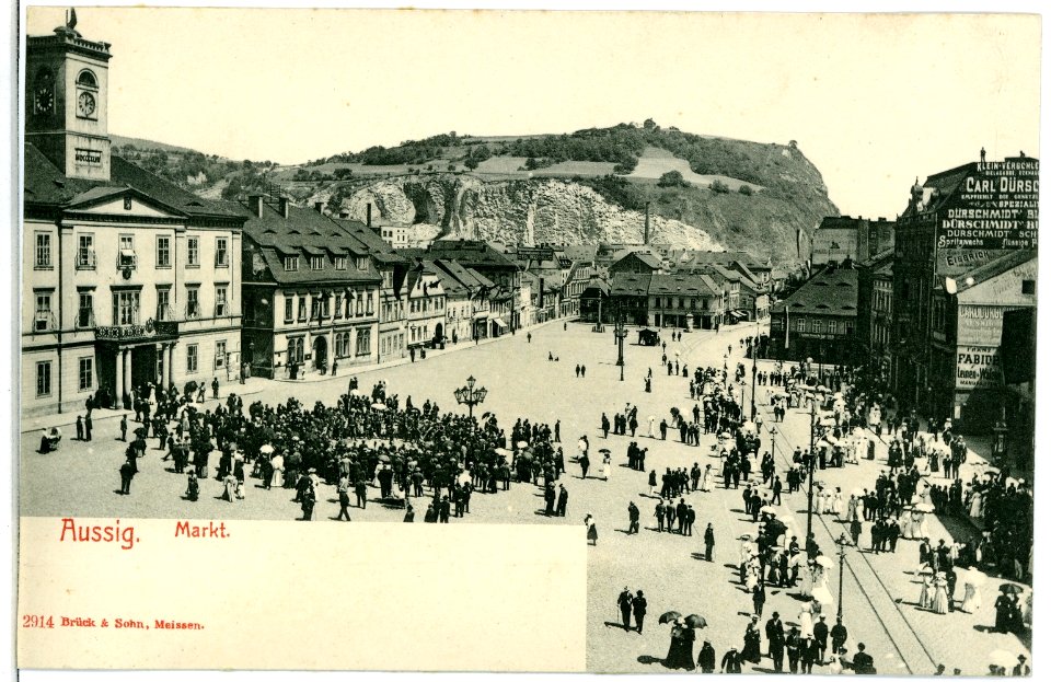 02914-Aussig-1903-Markt-Brück & Sohn Kunstverlag