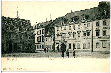 02779-Grimma-1903-Markt-Brück & Sohn Kunstverlag