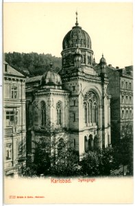 02722-Karlsbad-1902-Synagoge-Brück & Sohn Kunstverlag