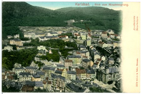 02479-Karlsbad-1902-Blick vom Hirschensprung-Brück & Sohn Kunstverlag