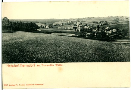 02947-Hetzdorf-Herrndorf-1903-am Tharandter Walde-Brück & Sohn Kunstverlag