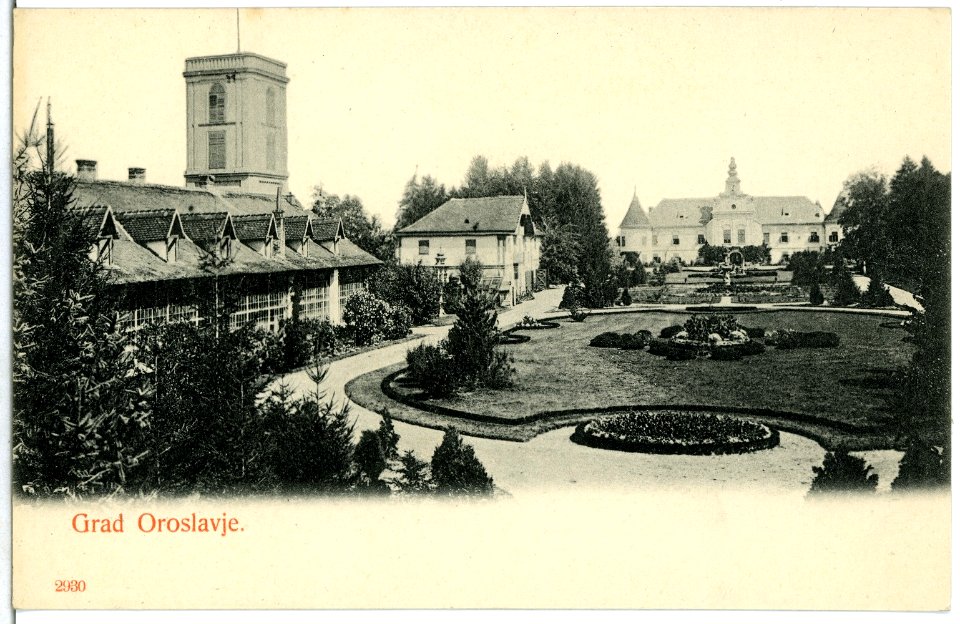 02930-Grad Oroslavje-1903-Schloß-Brück & Sohn Kunstverlag