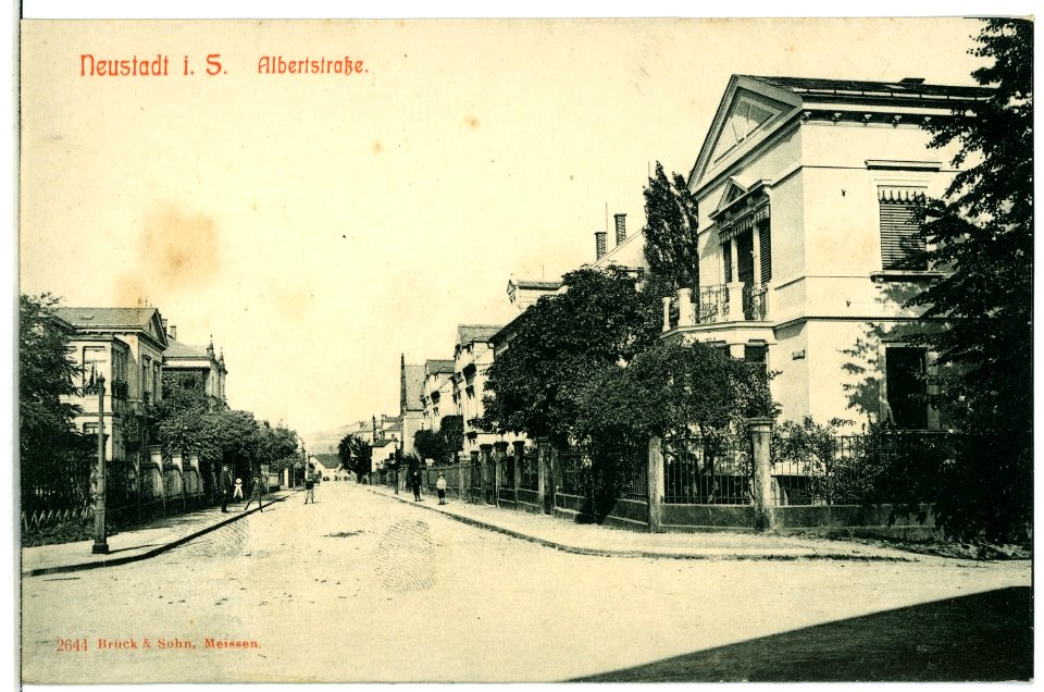 02644-Neustadt i. Sachsen-1902-Albertsstraße-Brück & Sohn Kunstverlag