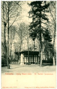 02755-Kreischa-1903-König-Albert-Halle, Dr. Bartels Sanatorium-Brück & Sohn Kunstverlag
