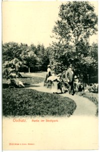 02945-Oschatz-1903-Stadtpark-Brück & Sohn Kunstverlag