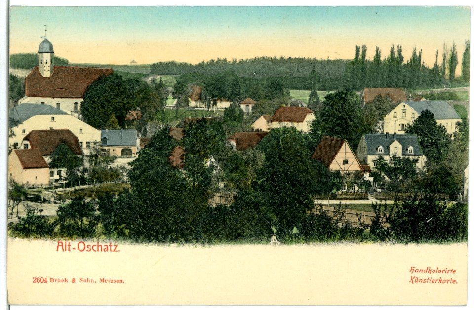 02604-Alt-Oschatz-1902-Blick auf die Stadt-Brück & Sohn Kunstverlag