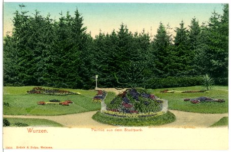 02908-Wurzen-1903-Stadtpark-Brück & Sohn Kunstverlag