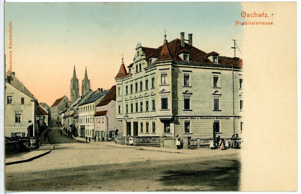 02600-Oschatz-1902-Hospitalstraße-Brück & Sohn Kunstverlag