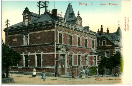 02933-Penig-1903-Postamt-Brück & Sohn Kunstverlag