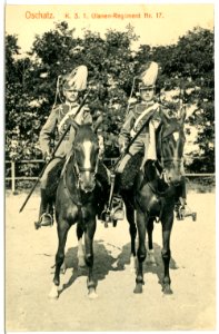02957-Oschatz-1903-Reiter des Ulanen-Regiment Nr. 17-Brück & Sohn Kunstverlag