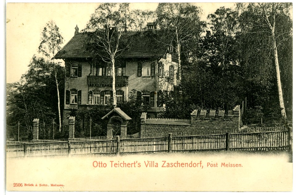 02506-Meißen-1902-Teicherts Villa, Zaschendorf-Brück & Sohn Kunstverlag