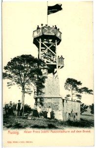 02920-Aussig-1903-Kaier Franz-Josefs-Aussichts-Turm auf dem Brand-Brück & Sohn Kunstverlag