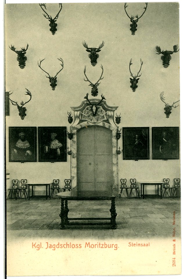 02684-Moritzburg-1902-Jagdschloß Steinsaal-Brück & Sohn Kunstverlag