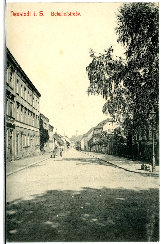02648-Neustadt i. Sachsen-1902-Bahnhofstraße-Brück & Sohn Kunstverlag