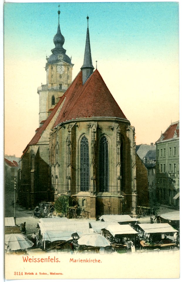 03114-Weißenfels-1903-Marienkirche-Brück & Sohn Kunstverlag