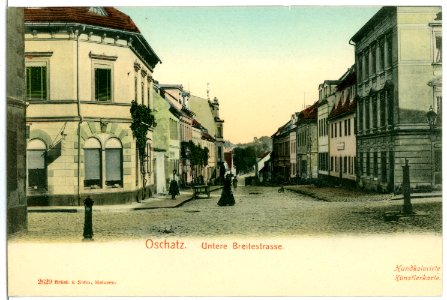 02629-Oschatz-1902-Untere Breitestraße-Brück & Sohn Kunstverlag