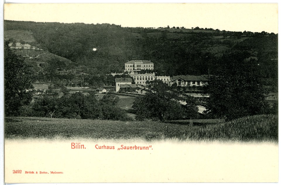 02492-Bilin-1902-Kurhaus Sauerbrunn-Brück & Sohn Kunstverlag