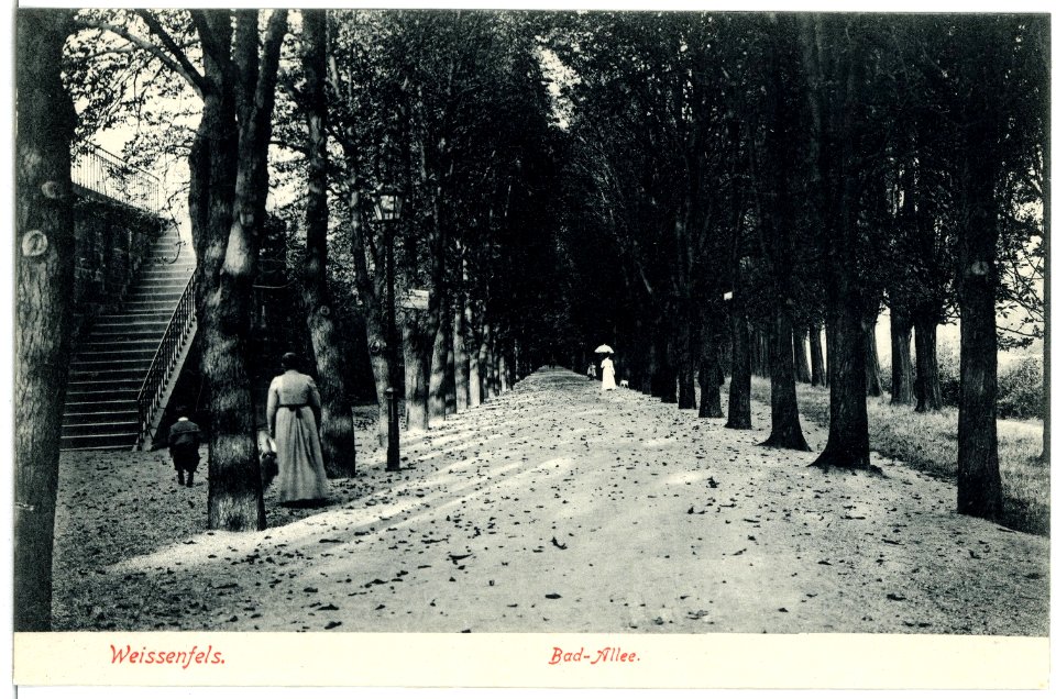 03099-Weißenfels-1903-Bad Allee-Brück & Sohn Kunstverlag