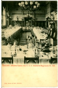 02585-Bautzen-1902-Offizierskasino des 4. Königlich Sächsischen Infanterie-Regiment Nr. 103-Brück & Sohn Kunstverlag