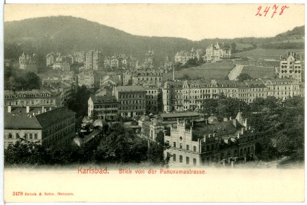 02478-Karlsbad-1902-Blick von der Panoramastraße-Brück & Sohn Kunstverlag