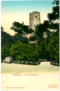 02631-Oschatz-1902-Alter Stadtturm-Brück & Sohn Kunstverlag