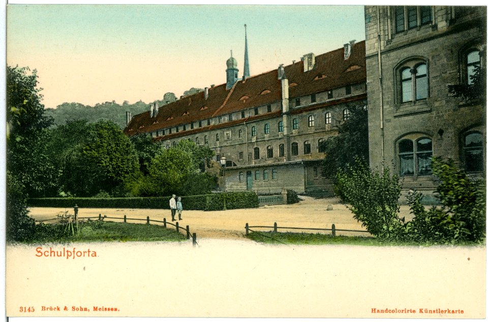03145-Schulpforta-1903-Blick zum Kloster-Brück & Sohn Kunstverlag